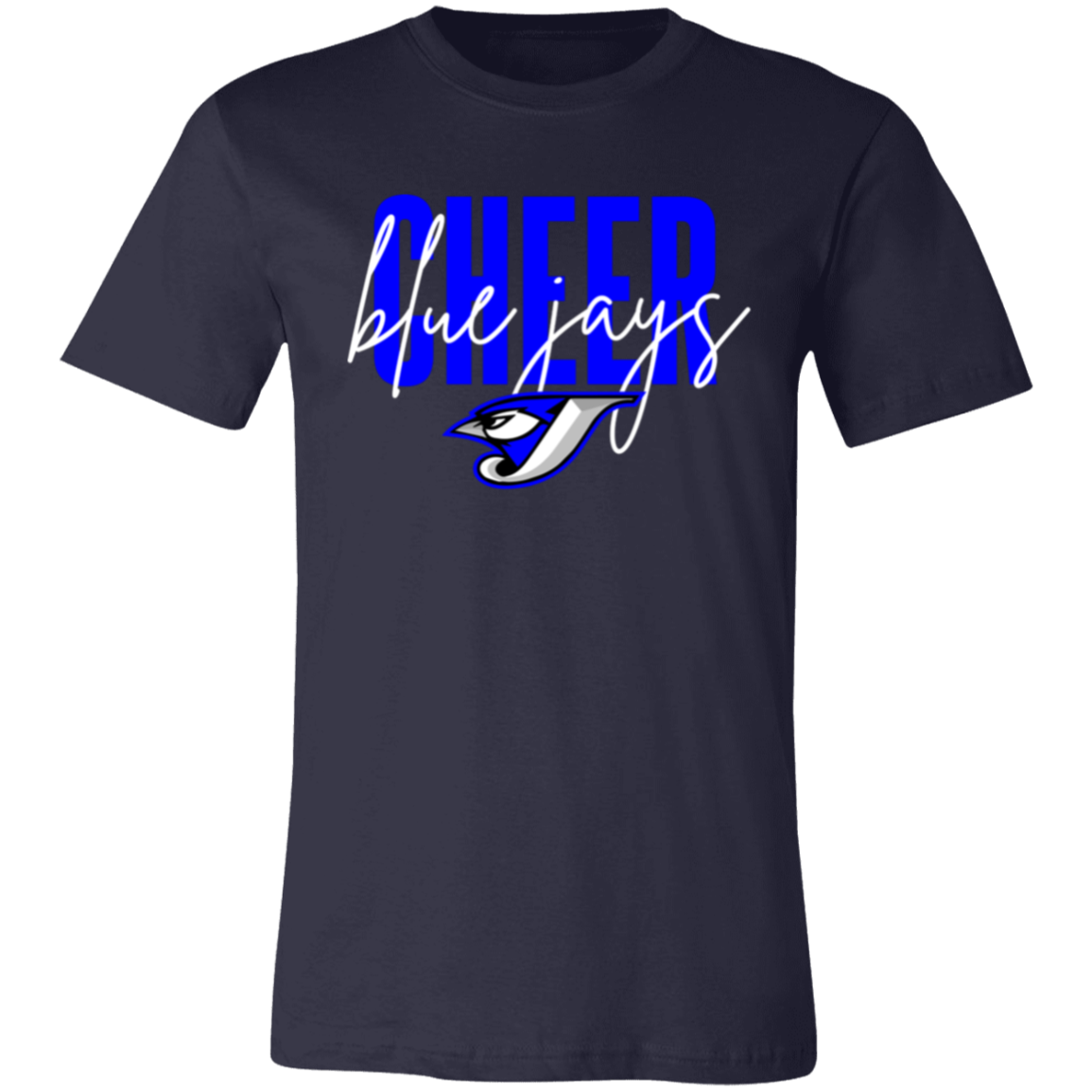 Script Cheer 3001C Unisex Jersey Short-Sleeve T-Shirt