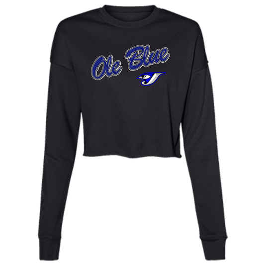 Ole Blue B7503 Ladies' Cropped Fleece Crew
