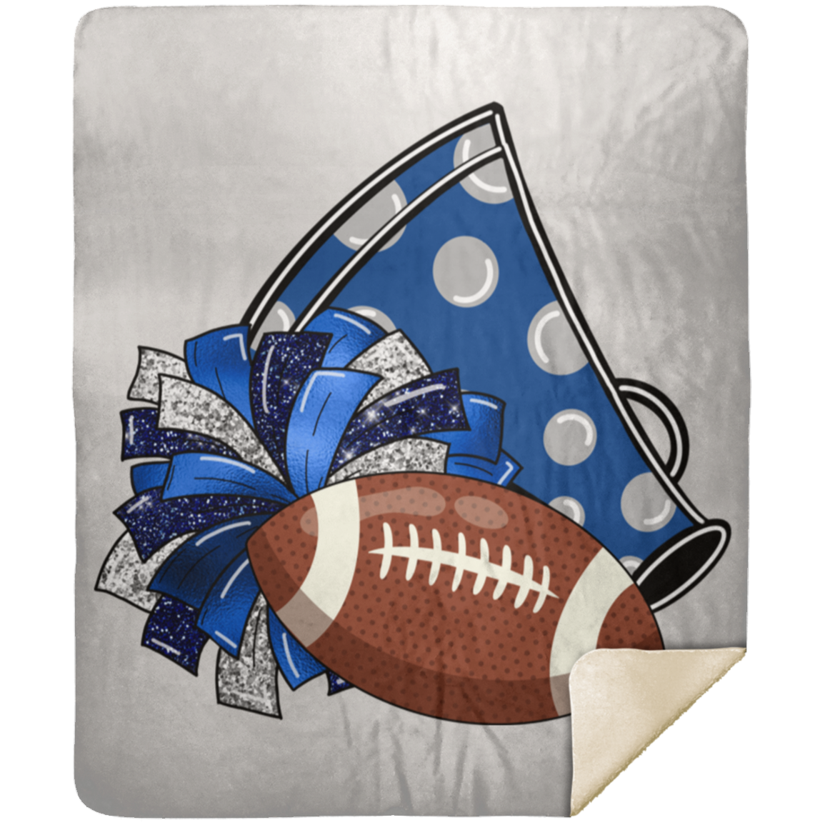 LBJ3 MSHM Premium Sherpa Blanket 50x60