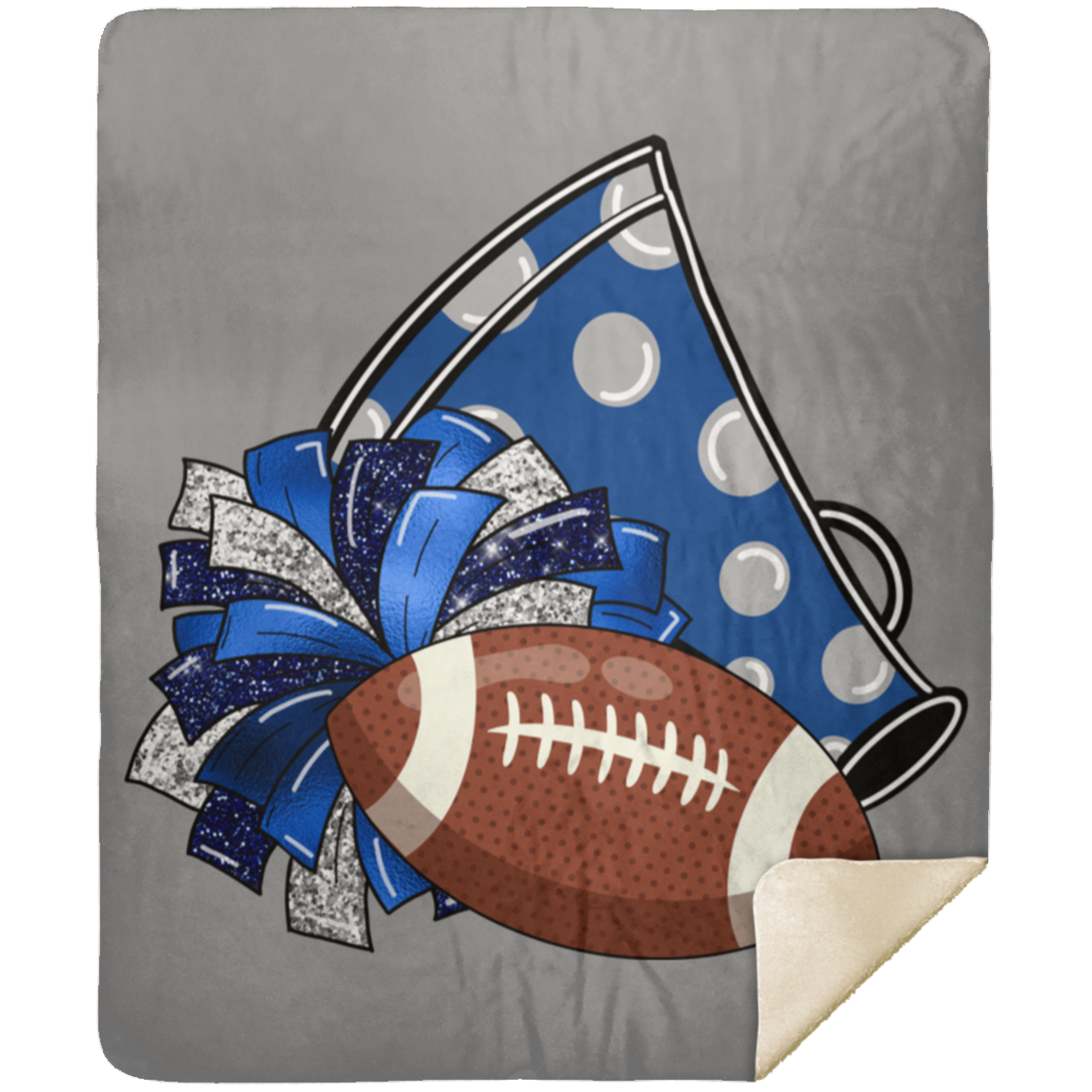 LBJ3 MSHM Premium Sherpa Blanket 50x60