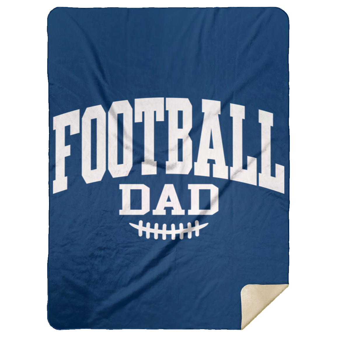 Football Dad MSHL Premium Sherpa Blanket 60x80