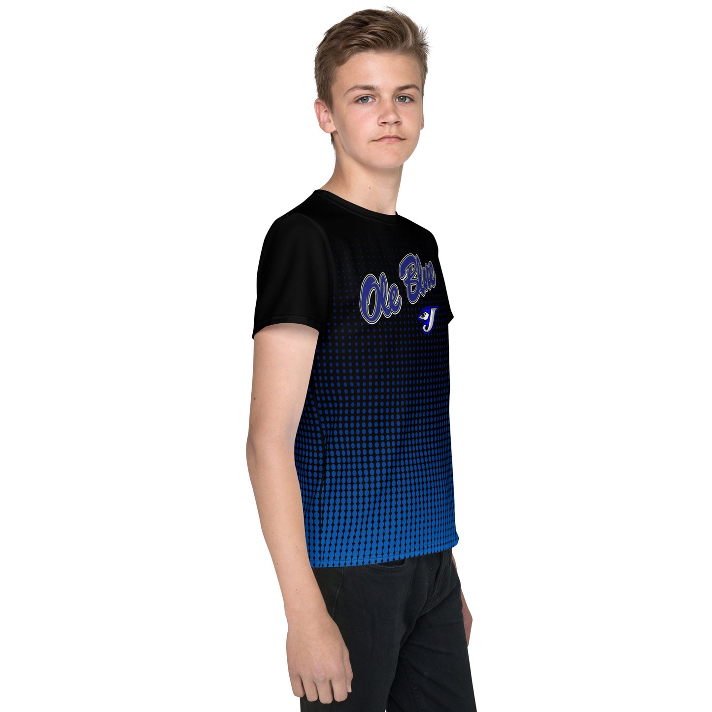 Ole Blue Sublimated Youth crew neck t-shirt