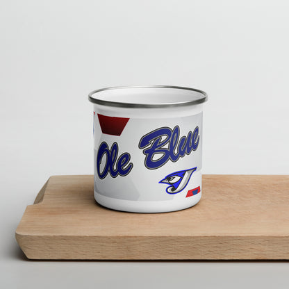 Ole Blue Enamel Mug
