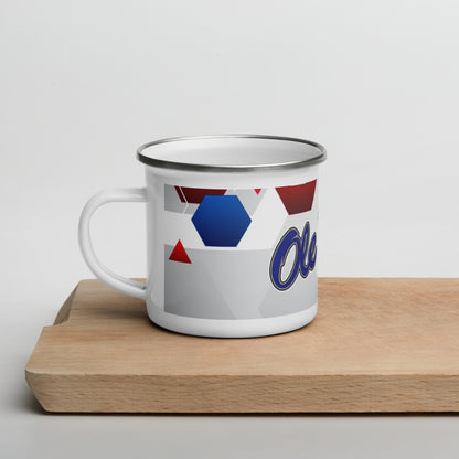 Ole Blue Enamel Mug