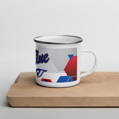 Ole Blue Enamel Mug