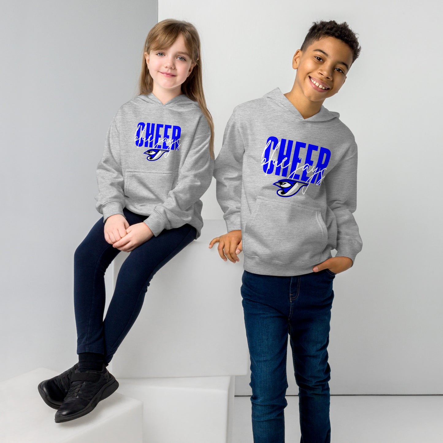 Script Cheer Kids fleece hoodie