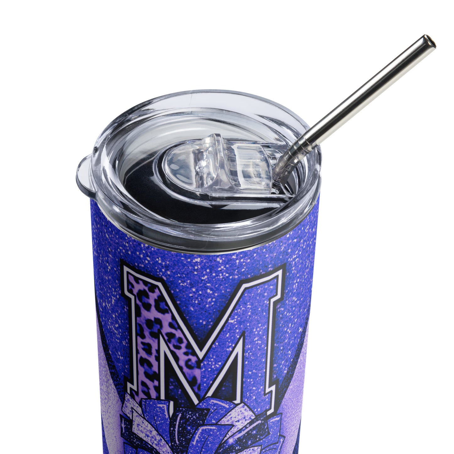Glitter-look Mom Stainless steel tumbler