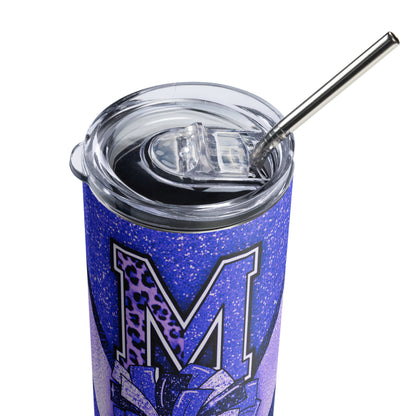Glitter-look Mom Stainless steel tumbler
